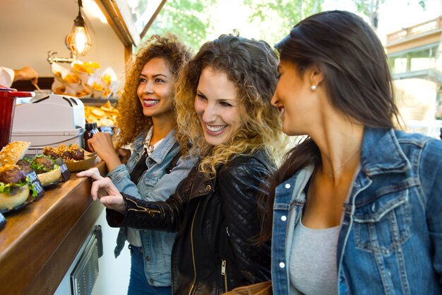 three beautiful young women visiting eat market street 1301 5523